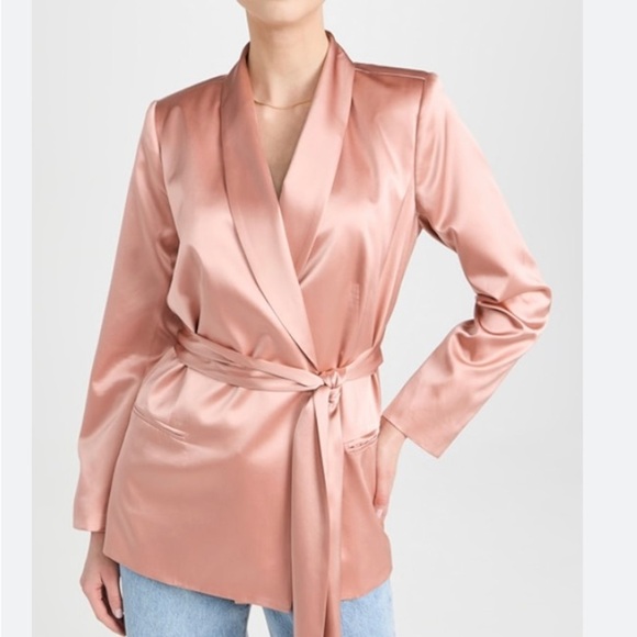 L'Agence Everly Shawl Wrap Blazer - Picture 9 of 12